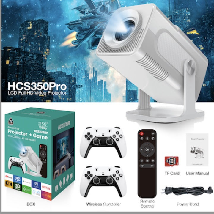 1080p 2-in-1 4K Video Quality Projector